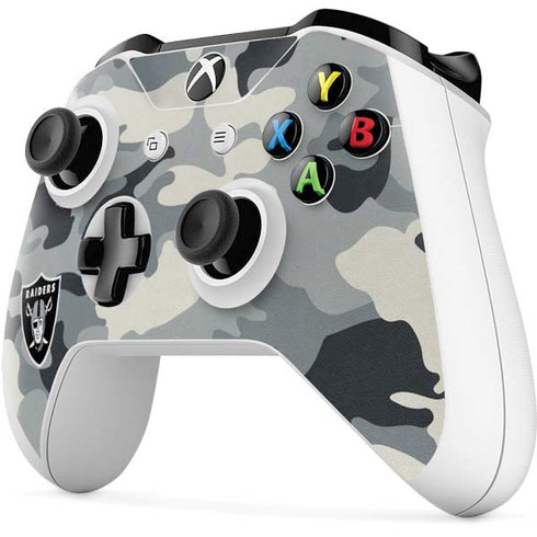 NFL Las Vegas Raiders Camo Xbox One S Controller Skin