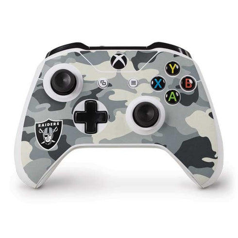 NFL Las Vegas Raiders Camo Xbox One S Controller Skin