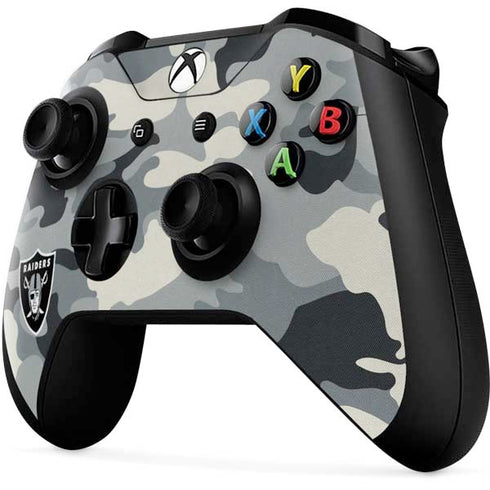 NFL Las Vegas Raiders Camo Xbox One X Controller Skin