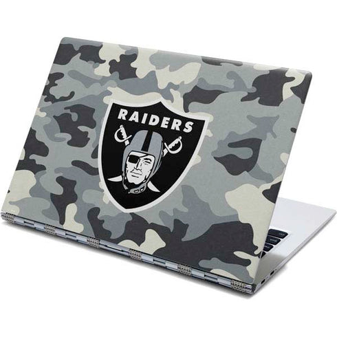 NFL Las Vegas Raiders Camo Yoga 910 2-in-1 14in Touch-Screen Skin
