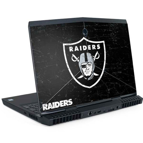 NFL Las Vegas Raiders Distressed Dell Alienware Skin