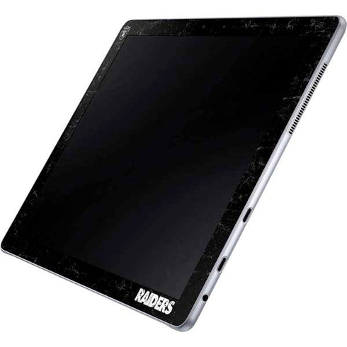 NFL Las Vegas Raiders Distressed Galaxy Book 12in Skin