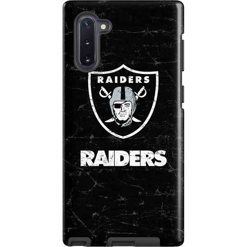 NFL Las Vegas Raiders Distressed Galaxy Note 10 Pro Case