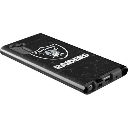 NFL Las Vegas Raiders Distressed Galaxy Note 10 Pro Case