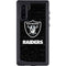NFL Las Vegas Raiders Distressed Galaxy Note 10 Waterproof Case