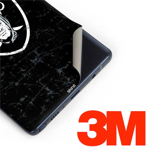 NFL Las Vegas Raiders Distressed Galaxy Note 9 Skin