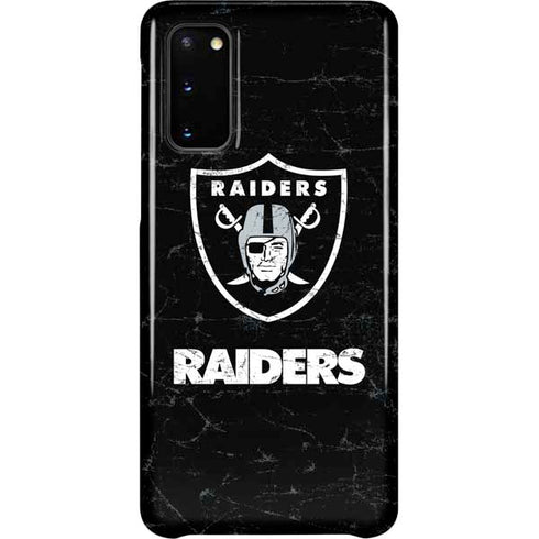 NFL Las Vegas Raiders Distressed Galaxy S20 Lite Case