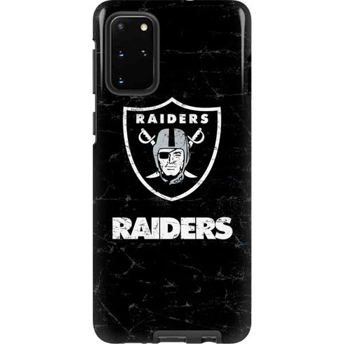 NFL Las Vegas Raiders Distressed Galaxy S20 Plus Pro Case