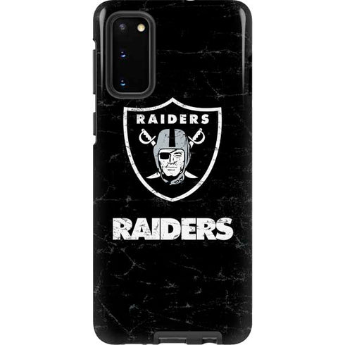 NFL Las Vegas Raiders Distressed Galaxy S20 Pro Case