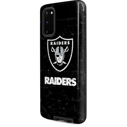 NFL Las Vegas Raiders Distressed Galaxy S20 Pro Case