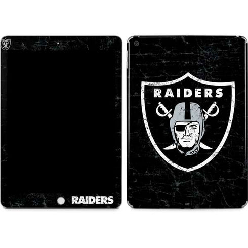 NFL Las Vegas Raiders Distressed Apple iPad Skin