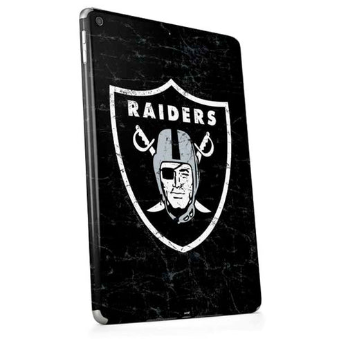 NFL Las Vegas Raiders Distressed Apple iPad Skin