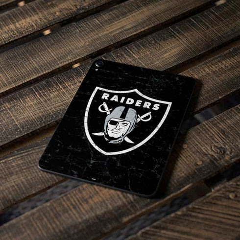 NFL Las Vegas Raiders Distressed Apple iPad Pro Skin