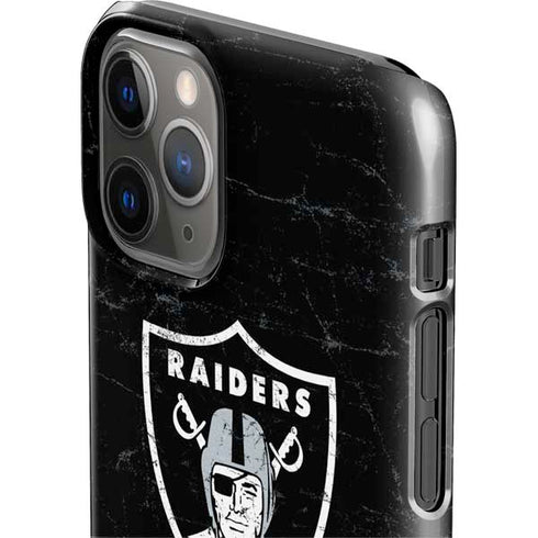 NFL Las Vegas Raiders Distressed iPhone 11 Pro Lite Case