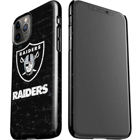 NFL Las Vegas Raiders Distressed iPhone 11 Pro Lite Case