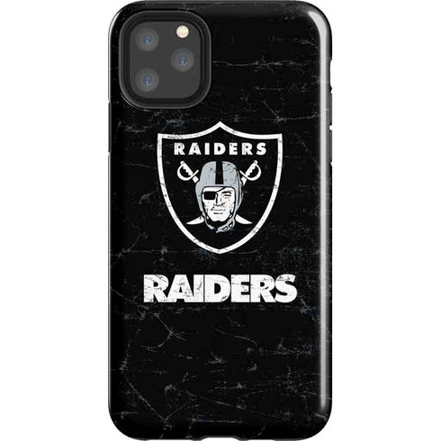 NFL Las Vegas Raiders Distressed iPhone Cases