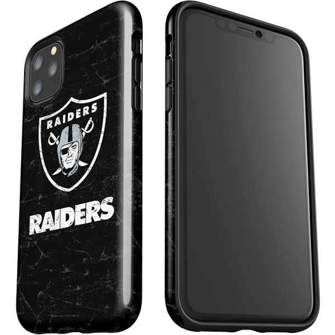 NFL Las Vegas Raiders Distressed iPhone 11 Pro Max Impact Case