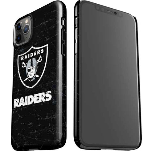 NFL Las Vegas Raiders Distressed iPhone 11 Pro Max Lite Case