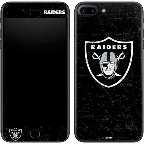 NFL Las Vegas Raiders Distressed iPhone 7 Plus Skin