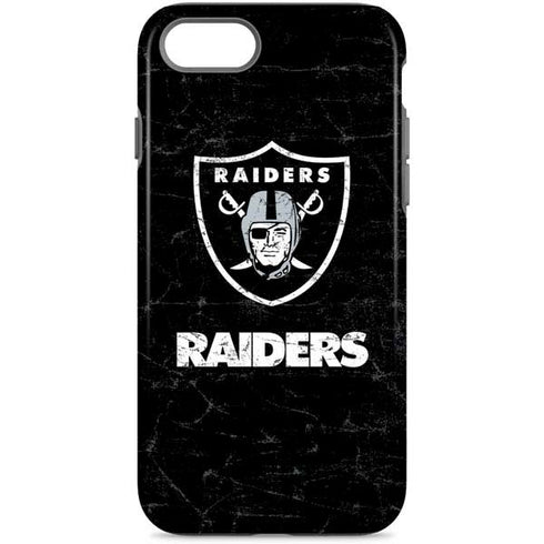 NFL Las Vegas Raiders Distressed iPhone Cases