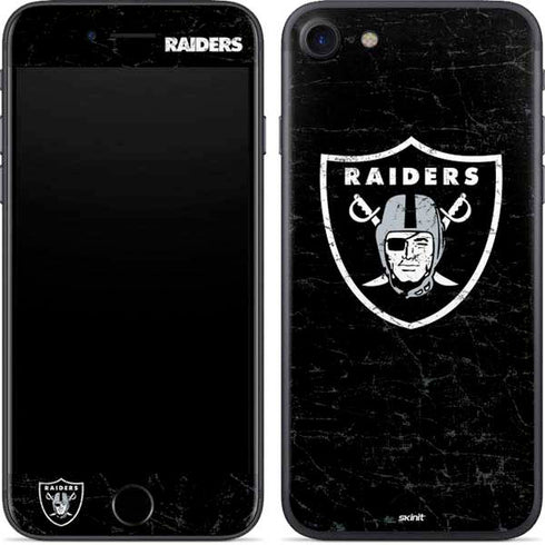 NFL Las Vegas Raiders Distressed iPhone 8 Skin