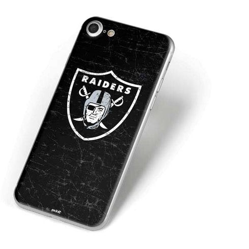 NFL Las Vegas Raiders Distressed iPhone 8 Skin