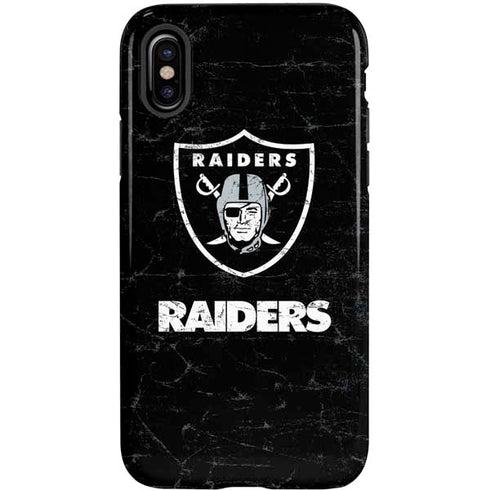 NFL Las Vegas Raiders Distressed iPhone X Pro Case