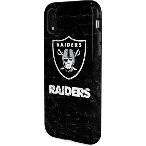 NFL Las Vegas Raiders Distressed iPhone XR Pro Case