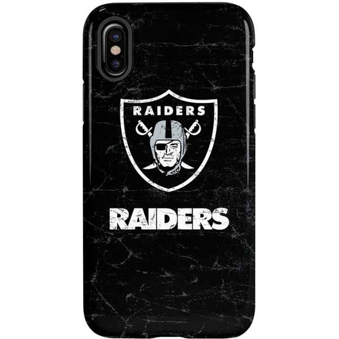 NFL Las Vegas Raiders Distressed iPhone XS Pro Case