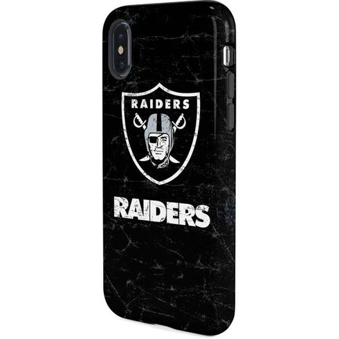 NFL Las Vegas Raiders Distressed iPhone XS Pro Case
