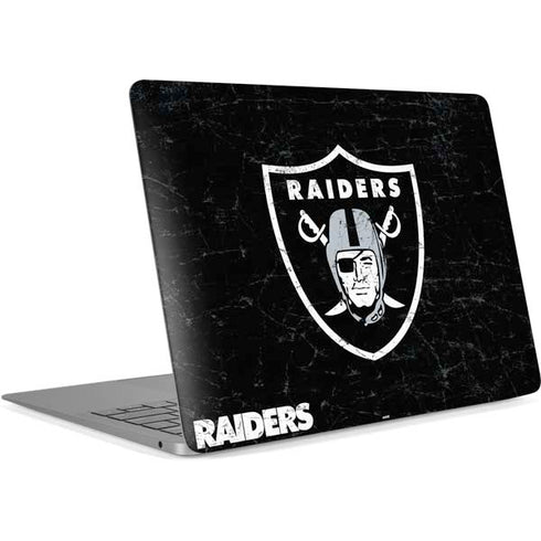 NFL Las Vegas Raiders Distressed Apple MacBook Air Skin