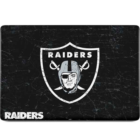 NFL Las Vegas Raiders Distressed MacBook Skins