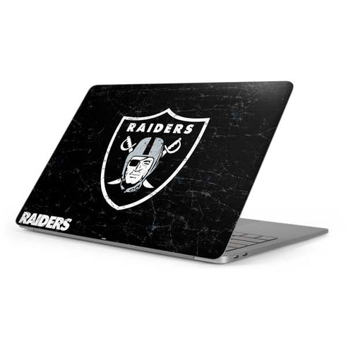 NFL Las Vegas Raiders Distressed Apple MacBook Pro 16-inch Skin