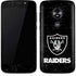NFL Las Vegas Raiders Distressed Moto E5 Play Skin