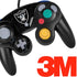 NFL Las Vegas Raiders Distressed Nintendo GameCube Controller Skin