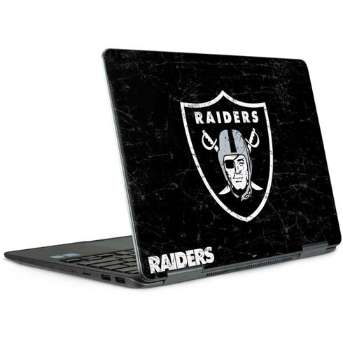 NFL Las Vegas Raiders Distressed Notebook 9 Pro 13in (2017) Skin