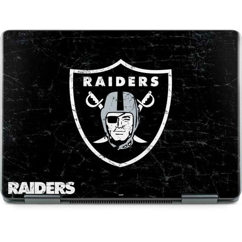 NFL Las Vegas Raiders Distressed Notebook 9 Pro 13in (2017) Skin