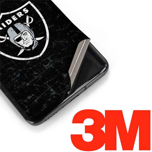 NFL Las Vegas Raiders Distressed OnePlus 7 Pro Skin