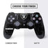 NFL Las Vegas Raiders Distressed PS4 Controller Skin