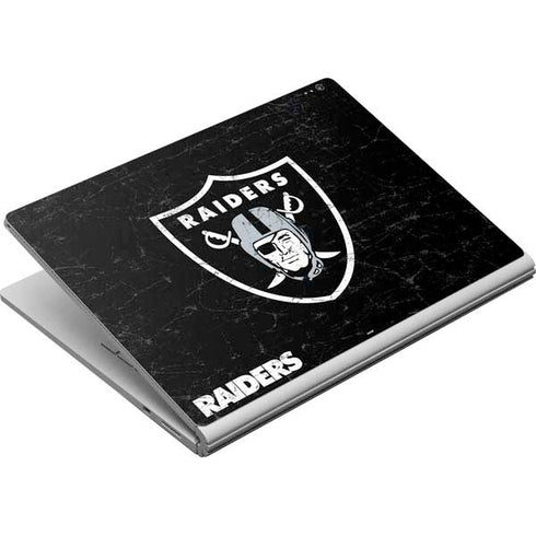 NFL Las Vegas Raiders Distressed Surface Book Skin