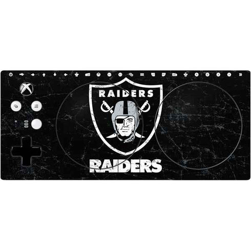 NFL Las Vegas Raiders Distressed Xbox Adaptive Controller Skin