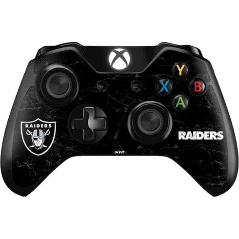 NFL Las Vegas Raiders Distressed Xbox One Controller Skin