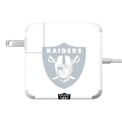 NFL Las Vegas Raiders Double Vision 85W Power Adapter (15 and 17 inch MacBook Pro Charger) Skin