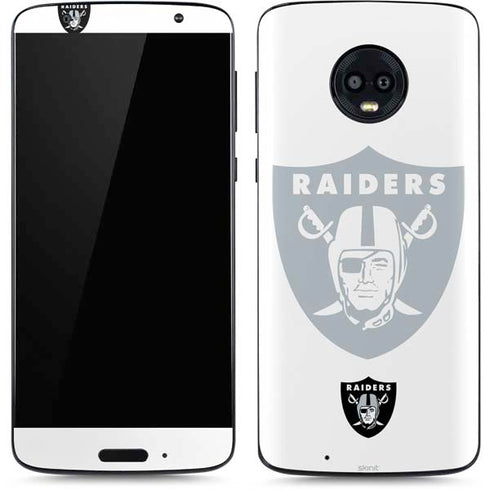 NFL Las Vegas Raiders Double Vision Moto G6 Skin