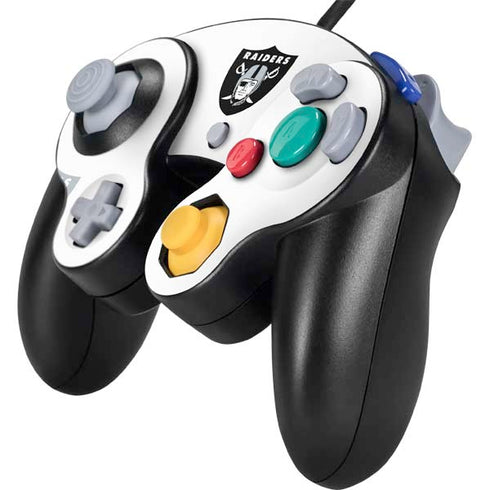 NFL Las Vegas Raiders Double Vision Nintendo GameCube Controller Skin