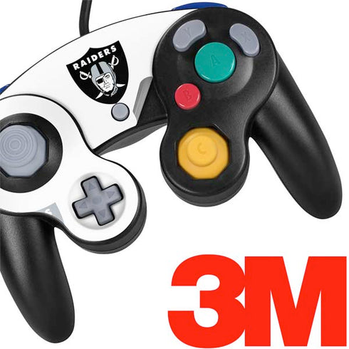 NFL Las Vegas Raiders Double Vision Nintendo GameCube Controller Skin