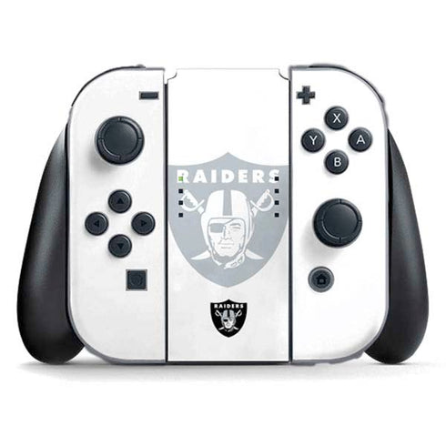 NFL Las Vegas Raiders Double Vision Nintendo Switch (2017-2021) Joy-Con Controller Skin