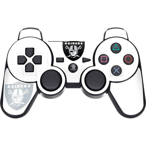 NFL Las Vegas Raiders Double Vision PS3 Dual Shock wireless controller Skin