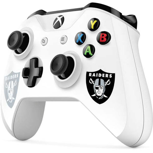 NFL Las Vegas Raiders Double Vision Xbox One S All-Digital Edition Bundle Skin
