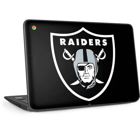 NFL Las Vegas Raiders Large Logo HP Chromebook Skin